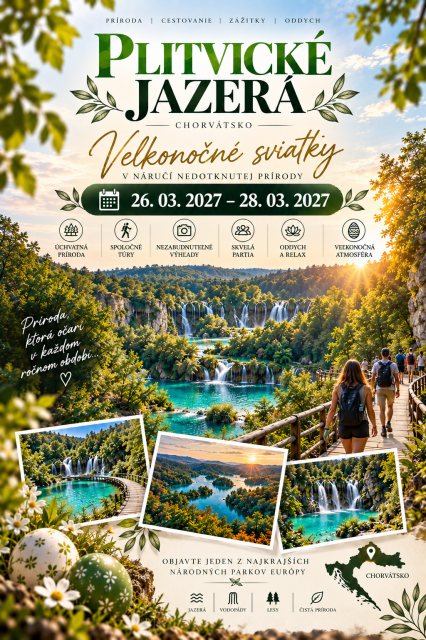 Plitvické jazerá na Veľkú noc-img