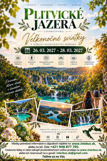 Plitvické jazerá na Veľkú noc-img