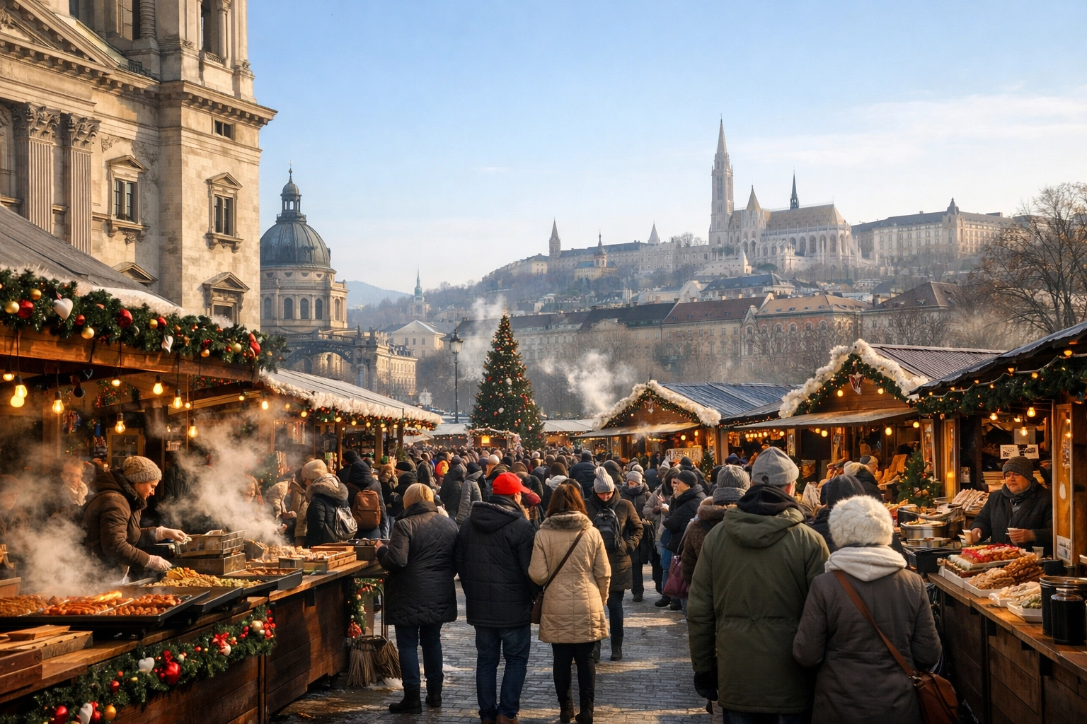 Budapešť-Vianočné trhy